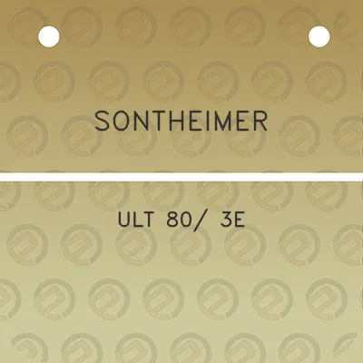 sontheimer-ult-80-3e