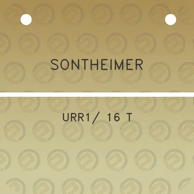 sontheimer-urr1-16-t