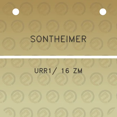 sontheimer-urr1-16-zm