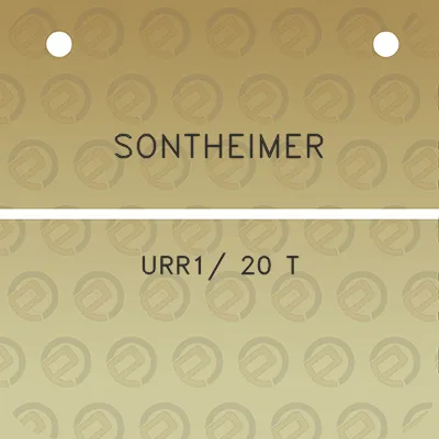 sontheimer-urr1-20-t