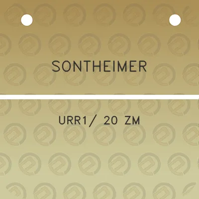 sontheimer-urr1-20-zm