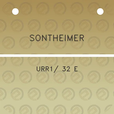 sontheimer-urr1-32-e