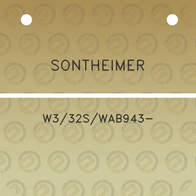 sontheimer-w332swab943