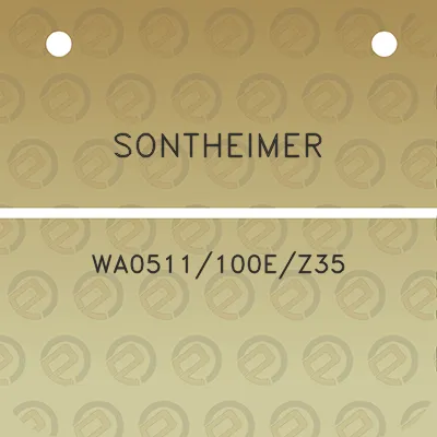 sontheimer-wa0511100ez35