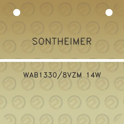 sontheimer-wab13308vzm-14w