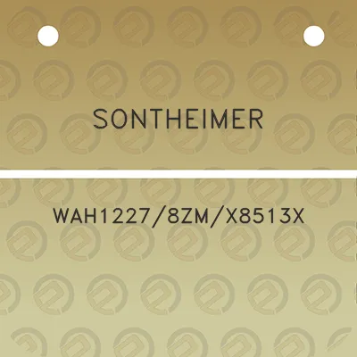 sontheimer-wah12278zmx8513x