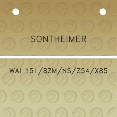 sontheimer-wai-1518zmnsz54x85