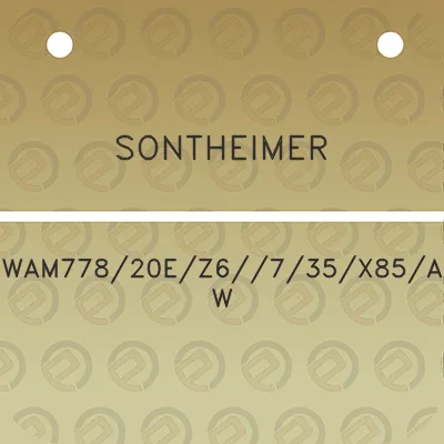 sontheimer-wam77820ez6735x85aw