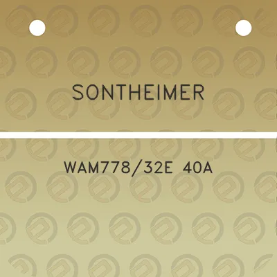 sontheimer-wam77832e-40a