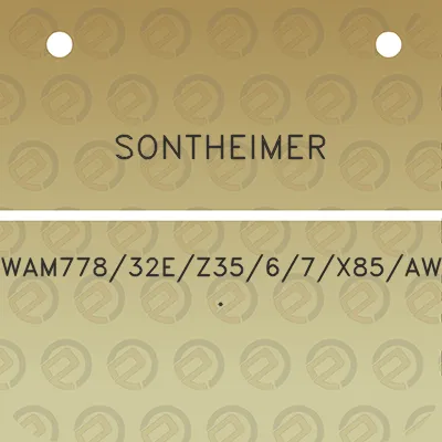 sontheimer-wam77832ez3567x85aw