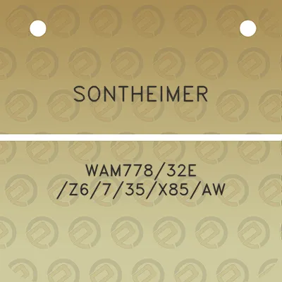 sontheimer-wam77832e-z6735x85aw