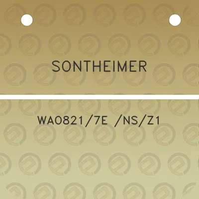 sontheimer-wao8217e-nsz1