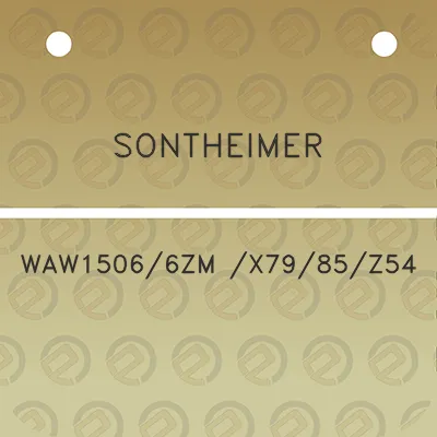 sontheimer-waw15066zm-x7985z54