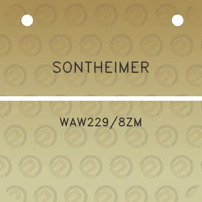 sontheimer-waw2298zm