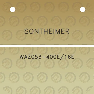 sontheimer-waz053-400e16e