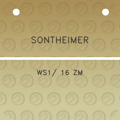 sontheimer-ws1-16-zm