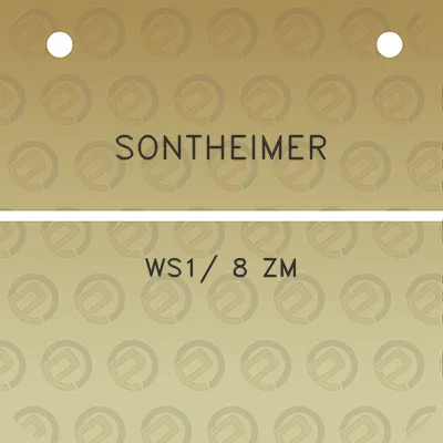 sontheimer-ws1-8-zm