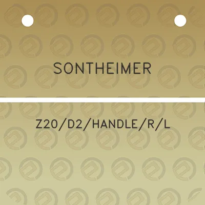 sontheimer-z20d2handlerl