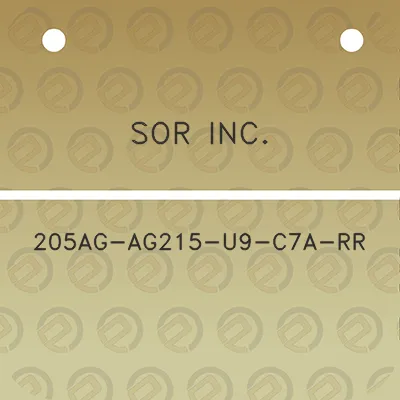 sor-inc-205ag-ag215-u9-c7a-rr