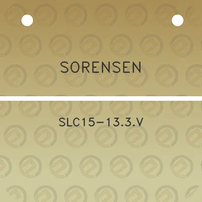 sorensen-slc15-133v