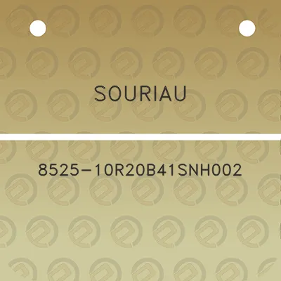 souriau-8525-10r20b41snh002