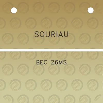 souriau-bec-26ms