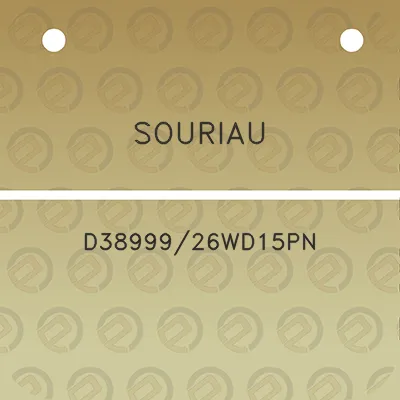 souriau-d3899926wd15pn