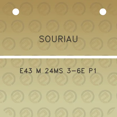 souriau-e43-m-24ms-3-6e-p1