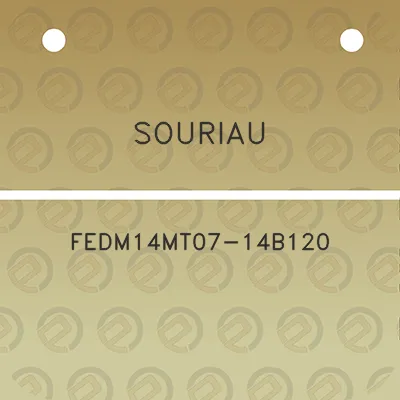 souriau-fedm14mt07-14b120