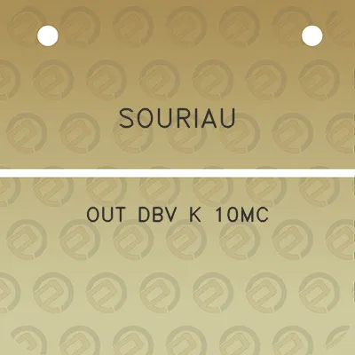 souriau-out-dbv-k-10mc