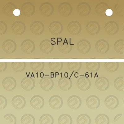 spal-va10-bp10c-61a