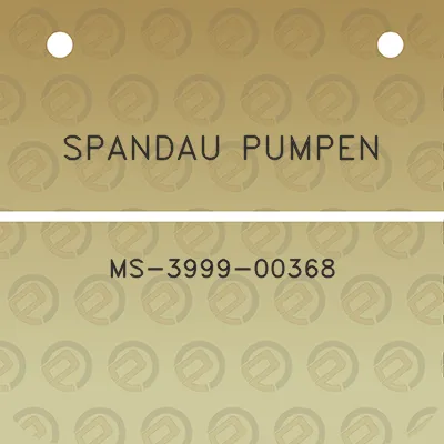 spandau-pumpen-ms-3999-00368