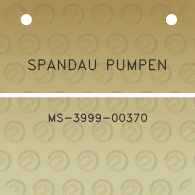 spandau-pumpen-ms-3999-00370