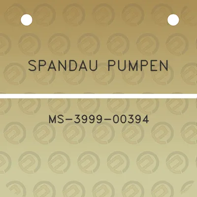 spandau-pumpen-ms-3999-00394