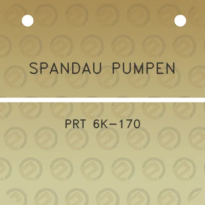 spandau-pumpen-prt-6k-170