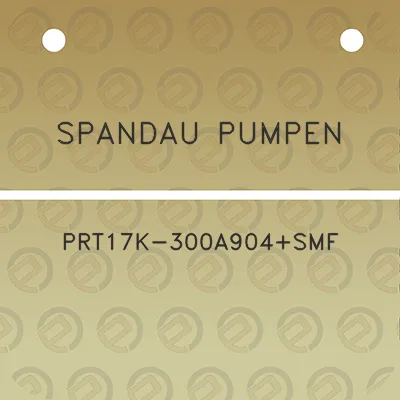 spandau-pumpen-prt17k-300a904smf