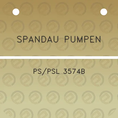 spandau-pumpen-pspsl-3574b