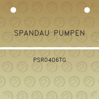 spandau-pumpen-psr0406tg