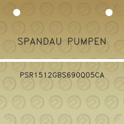 spandau-pumpen-psr1512gbs690q05ca