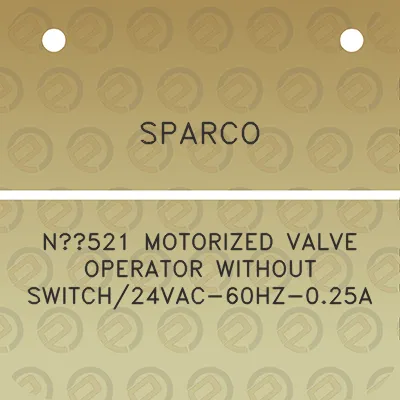 sparco-n521-motorized-valve-operator-without-switch24vac-60hz-025a