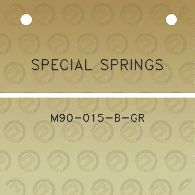 special-springs-m90-015-b-gr