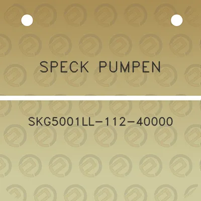 speck-pumpen-skg5001ll-112-40000