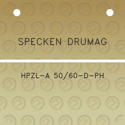 specken-drumag-hpzl-a-5060-d-ph