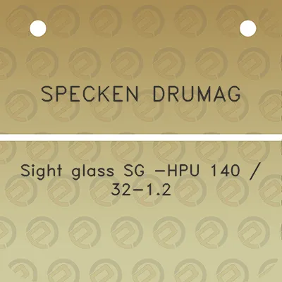 specken-drumag-sight-glass-sg-hpu-140-32-12