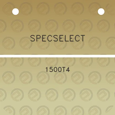 specselect-1500t4