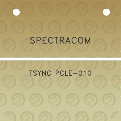 spectracom-tsync-pcle-010