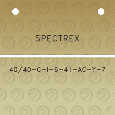 spectrex-4040-c-i-6-41-ac-y-7