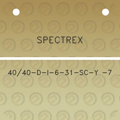 spectrex-4040-d-i-6-31-sc-y-7