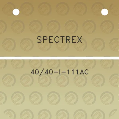 spectrex-4040-i-111ac