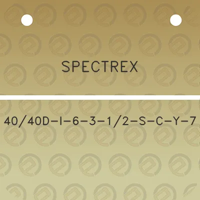 spectrex-4040d-i-6-3-12-s-c-y-7